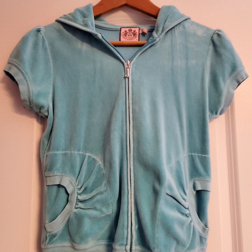 Vintage Juicy Couture short sleeve hoodie